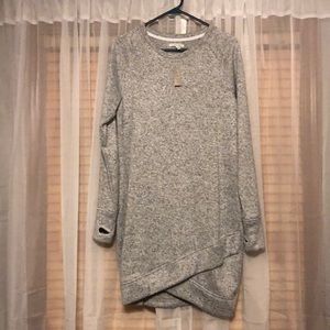 Gray Sweater Dress